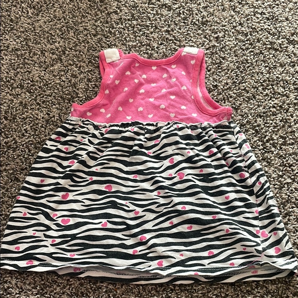 Jumping Beans Pink and Black Zebra Print Dress - Picture 9 of 9